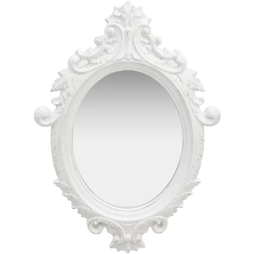  Zidno ogledalo u dvorskom stilu 56 x 76 cm bijelo