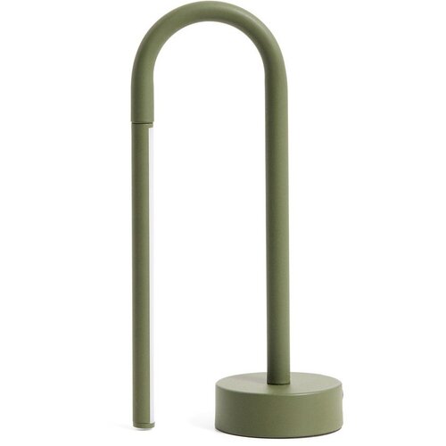 Kave Home Zelena metalna LED stolna lampa (visina 30 cm) Bow &ndash; Cijene