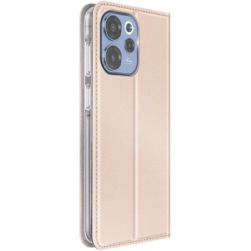 AVIZAR Etui Oppo Reno 15F / 15 FS rebrastim učinkom, prostorom kartice in stojala, Zlata, (5000274119) Cene
