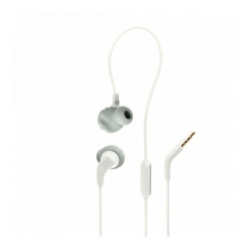 Jbl endur run 2 white in-ear sportske slušalice, kontrole, mic, 3.5mm, bela Slike