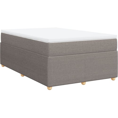 vidaXL Box spring postelja z vzmetnico taupe 120x190 cm blago, (21306900) Cene