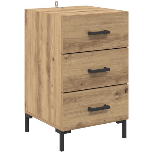 vidaXL Nočna omarica Umetni hrast 40 x 40 x 66 cm Konstruiran les, (5000107277) Cene