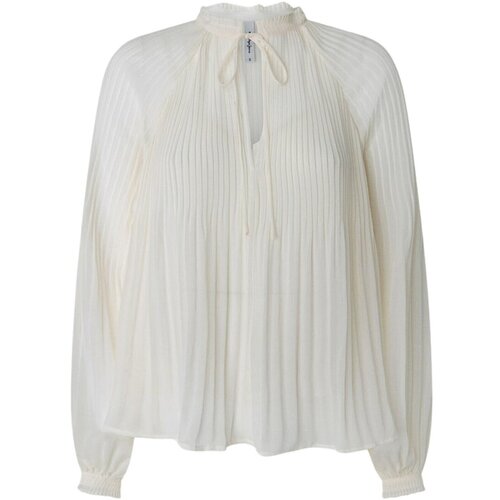PepeJeans Topi &amp;amp; Bluze BLUSA PLISADA BEIGE PL304337 Bež Slike