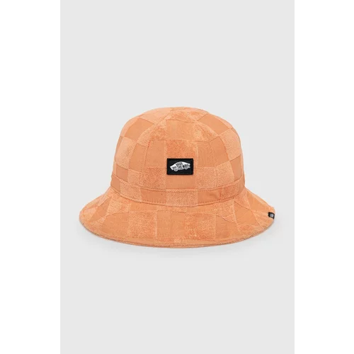 Vans Bombažni klobuk oranžna barva