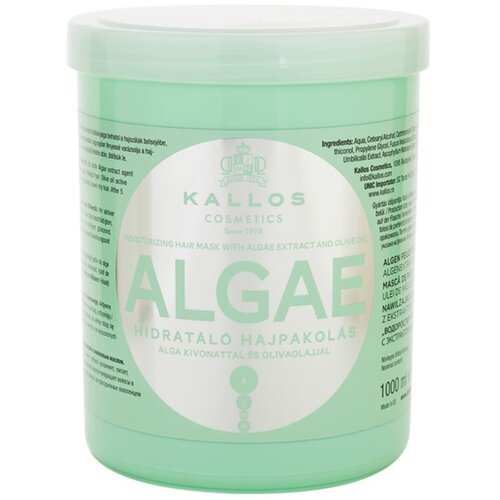 Kallos Cosmetics algae maska za okrepitev poškodovanih las 1000 ml Cene