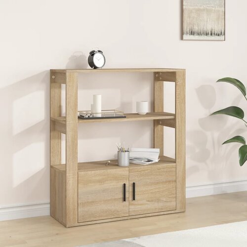  Komoda boja hrasta sonome 80x30x90 cm konstruirano drvo Cijene
