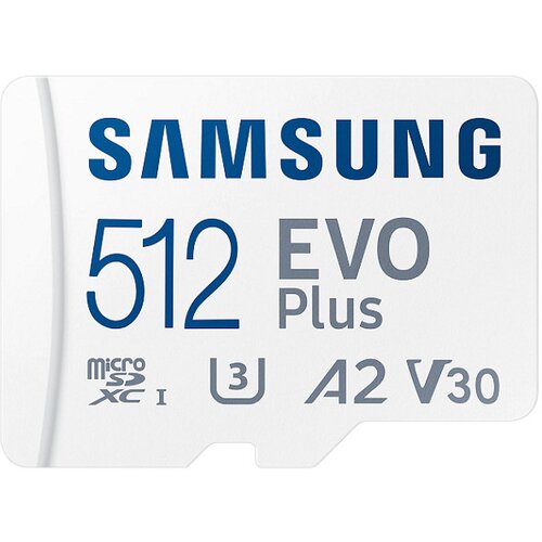 Sun EVO Plus 2024 microSDXC 512GB s MB-MC512SA/EU vkljucno SD-adapterjem, do 160 MB/s branje Cene