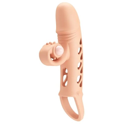  Navlaka za penis Romance, Vibrirajuća, 20cm Cene