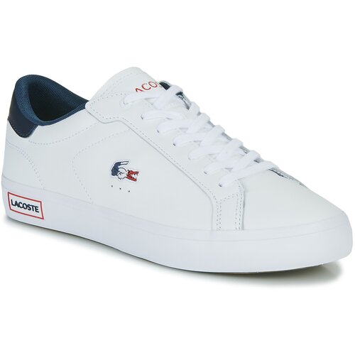 Lacoste Nizke superge POWERCOURT Bela Slike