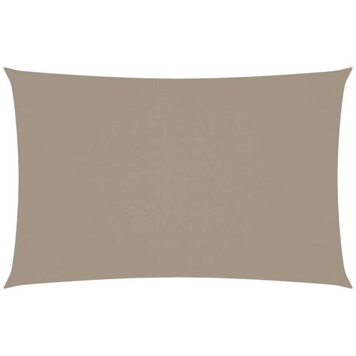 vidaXL Senčno jadro oksford blago pravokotno 4x7 m taupe Cene