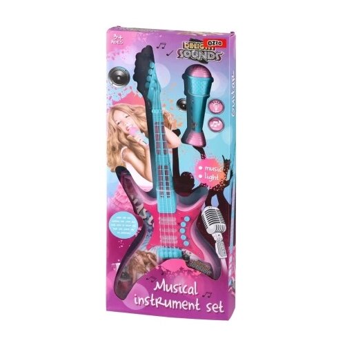 Ozzo Delight sounds, igračka, električna gitara, set sa mikrofonom Cene