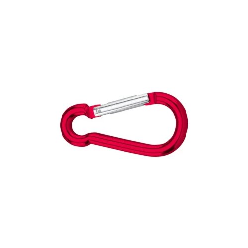 DÖRNER&HELMER 4815824 karabineri, aluminijski, crvene boje, eloksirani 80 mm 12 kom. Cijene