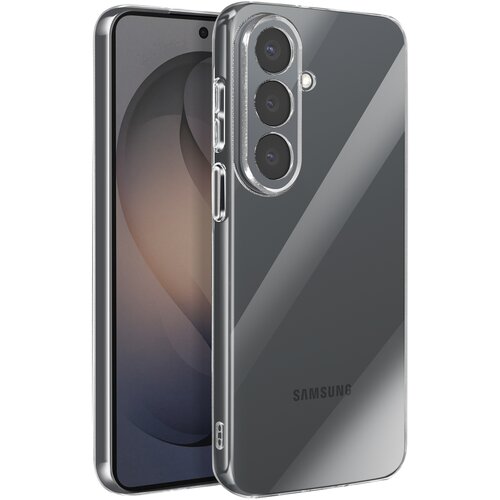 AVIZAR Mehak silikonski ovitek za Galaxy S26 Plus z dvignjenim robom kamere, Prozorna, (5000274280) Cene