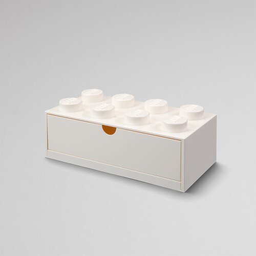 Lego Bijela kutija s ladicom Brick, 31,6 x 11,3 cm Slike