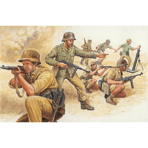 Italeri 1:72 WWII - German Afrikakorps maketa vojnika Slike