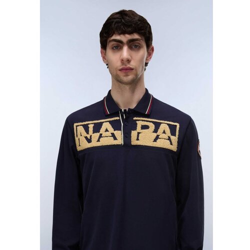Napapijri E-archive polo ls blu marine Cene