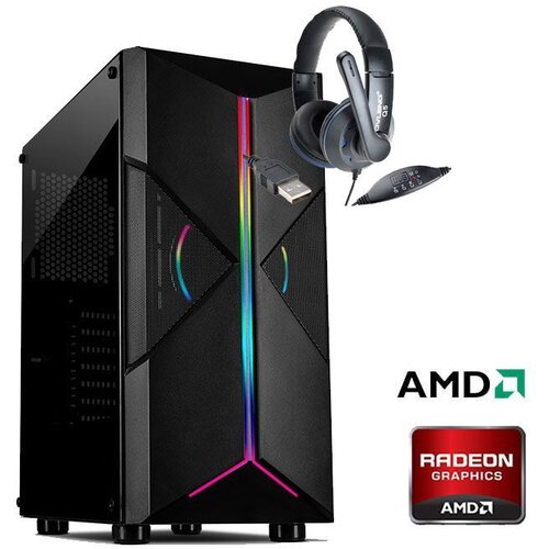  Gaming računar Ryzen 5 5500, 16GB, 480GB, RX... Cijene