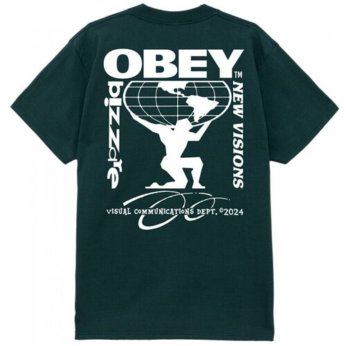 Obey Majice &amp;amp; Polo majice bizzare new visions Zelena Slike