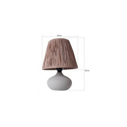Opviq YL546 Stona lampa, Bijelo-smeđa Slike