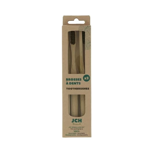 JCH Respect četkice za zube od bambusa - Charcoal