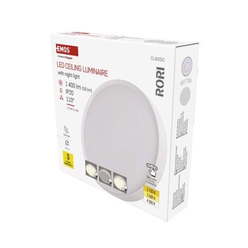  LED svetilo nadometno RORIokroglo, belo, 17W, nastavljiva CCT Cene