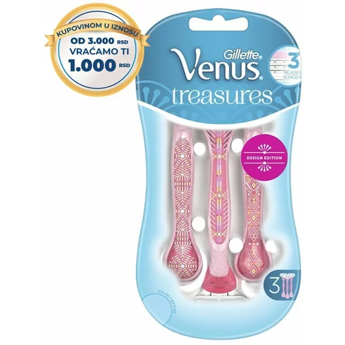 Gillette Venus Treasures Collection britvice za enkratno uporabo 3 ks