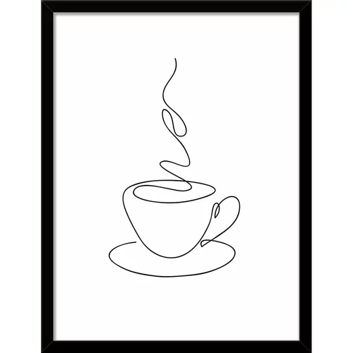 Styler Plakat v okvirju 30x40 cm Linear Coffee - Styler