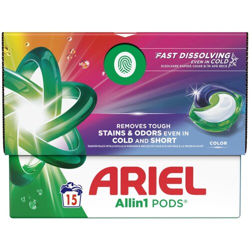 Ariel All in one PODS® Color, kapsule za pranj veša, 15kom Cene