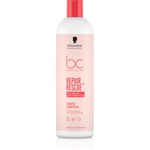 Schwarzkopf Professional BC Bonacure Repair Rescue+ njegujući &amp;scaron;ampon za o&amp;scaron;tećenu kosu 500 ml Slike