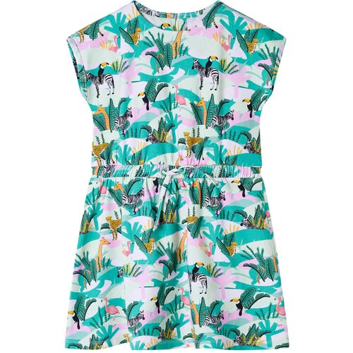 vidaXL Dječja haljina svijetla boja mente 140 Cijene