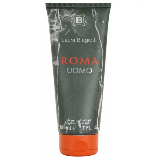 Laura Biagiotti Roma Uomo gel za prhanje 200 ml za moške