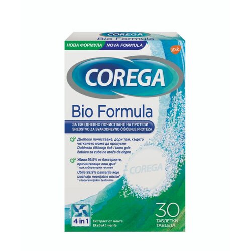 Corega bioformula tablete za čišćenje proteza 6 komada (1 tabla) Cene