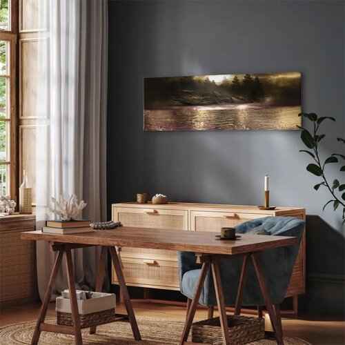  Slika - Contemplation (1 Part) Narrow - First Variant 90x30 Premium Print Slike