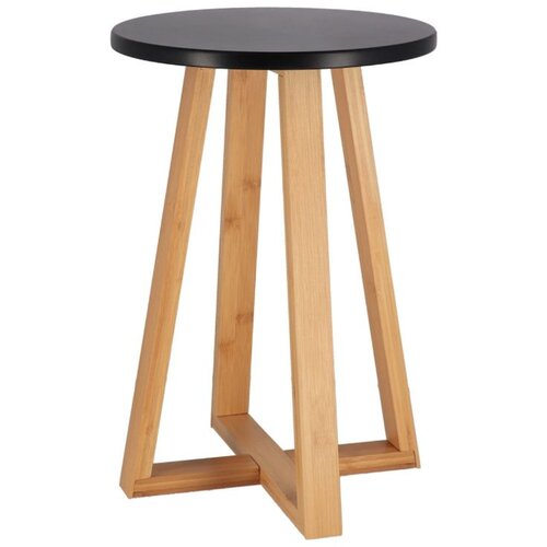 Tendance STOLICA MDF SA NOGAMA OD BAMBUSA, CRNA Cijene