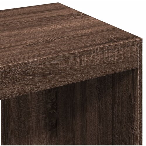  Uredski stol boja smeđeg hrasta 103,5x56,5x94 cm drveni Slike
