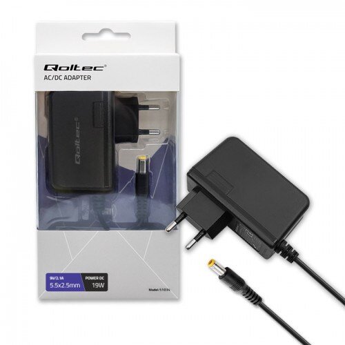 Qoltec 51034 power adapter /inverter Indoor 19 W Black Cijene