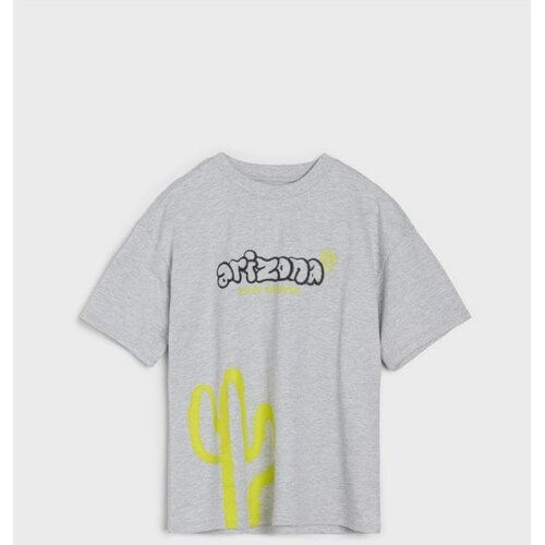 Sinsay Pamučna majica s graffiti printom Slike