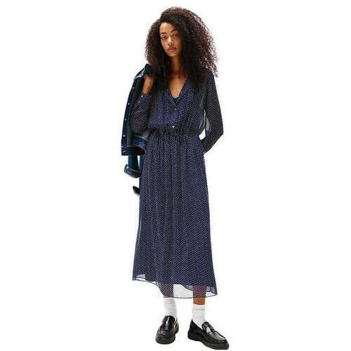Tommy Hilfiger plisirana maxi haljina THDW0DW19472-0G2 Cene