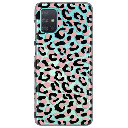 silikonska maska za Samsung A715F Galaxy A71 Animal Print Skin providna Slike