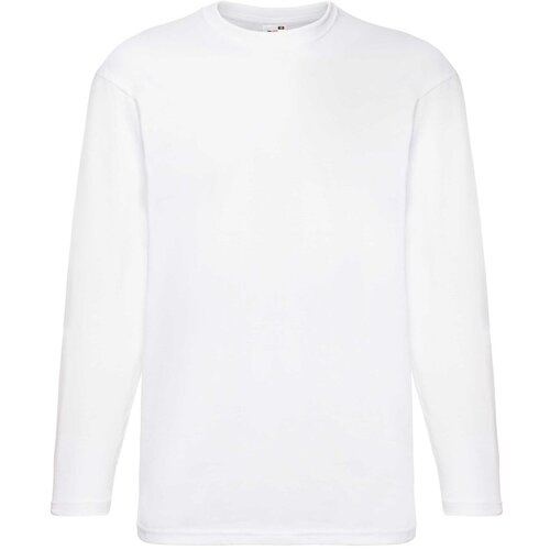 Fruit Of The Loom White Men's Valueweight Long Sleeve T-shirt Cijene