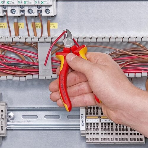 Knipex kose sečice izolovane 1000V VDE 125mm ( 70 06 125 ) Slike