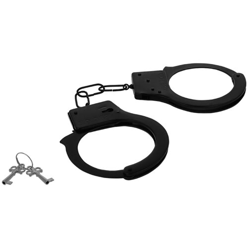 Intense Fetish Metal Handcuffs Black Cene