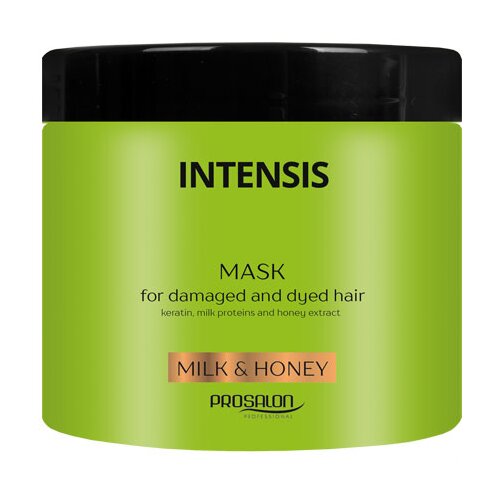Prosalon INTENSIS MILK &amp;amp; HONEY Regeneri&amp;scaron;uća maska za kosu sa mlekom i medom 450g Slike