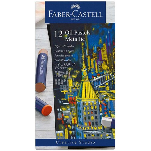 Faber-Castell Faber-Castell: Set od 12 uljnih pastelnih kreda u metalik bojama Cene