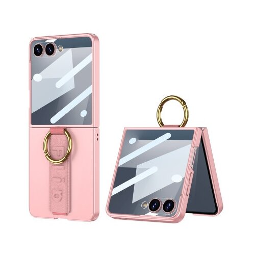  Futrola strap ring case za samsung f751b galaxy z flip 7 5g roze (gkk case) ( F121558 ) Cene
