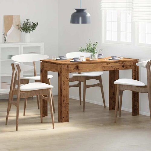  Blagovaonski stol staro drvo 120x60x76 cm konstruirano drvo Smeđa Slike