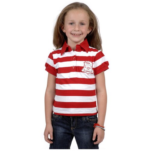 Miss Girly Polo majice kratki rokavi Polo fille FLACA Bela Cene