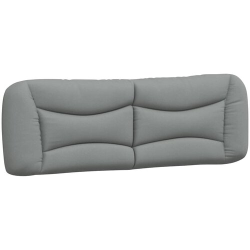 Maison Chic posteljno vzglavje - vzglavna omarica - vzglavna stranica svetlo siva 160 cm blago, (21704012) Cene