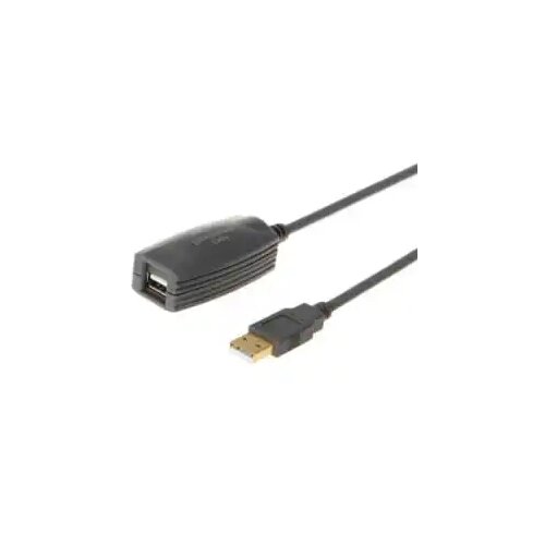 E-green Kabl USB A - USB A M/F produžni sa pojačivačem 5m Slike