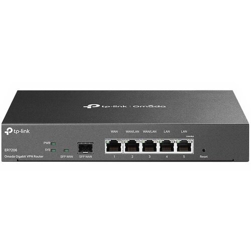 Tp-link ER7206 Omada Gigabit Multi-WAN VPN Router, 1× G SFP WAN Port, 1× G RJ45 WAN Port, 2× G WAN/LAN... Cijene
